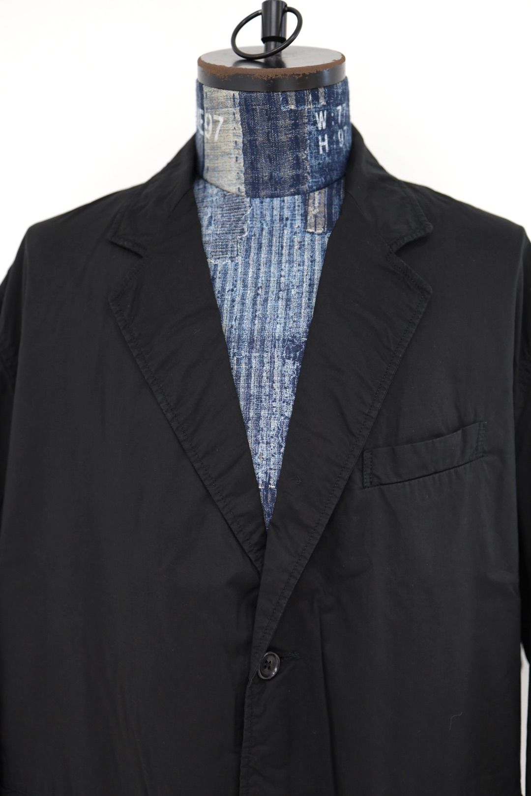 グラフペーパー 26SS Garment Dyed Typewriter Oversized Jacket(GU261-20099B)BLACK☆3月7日(土)発売！