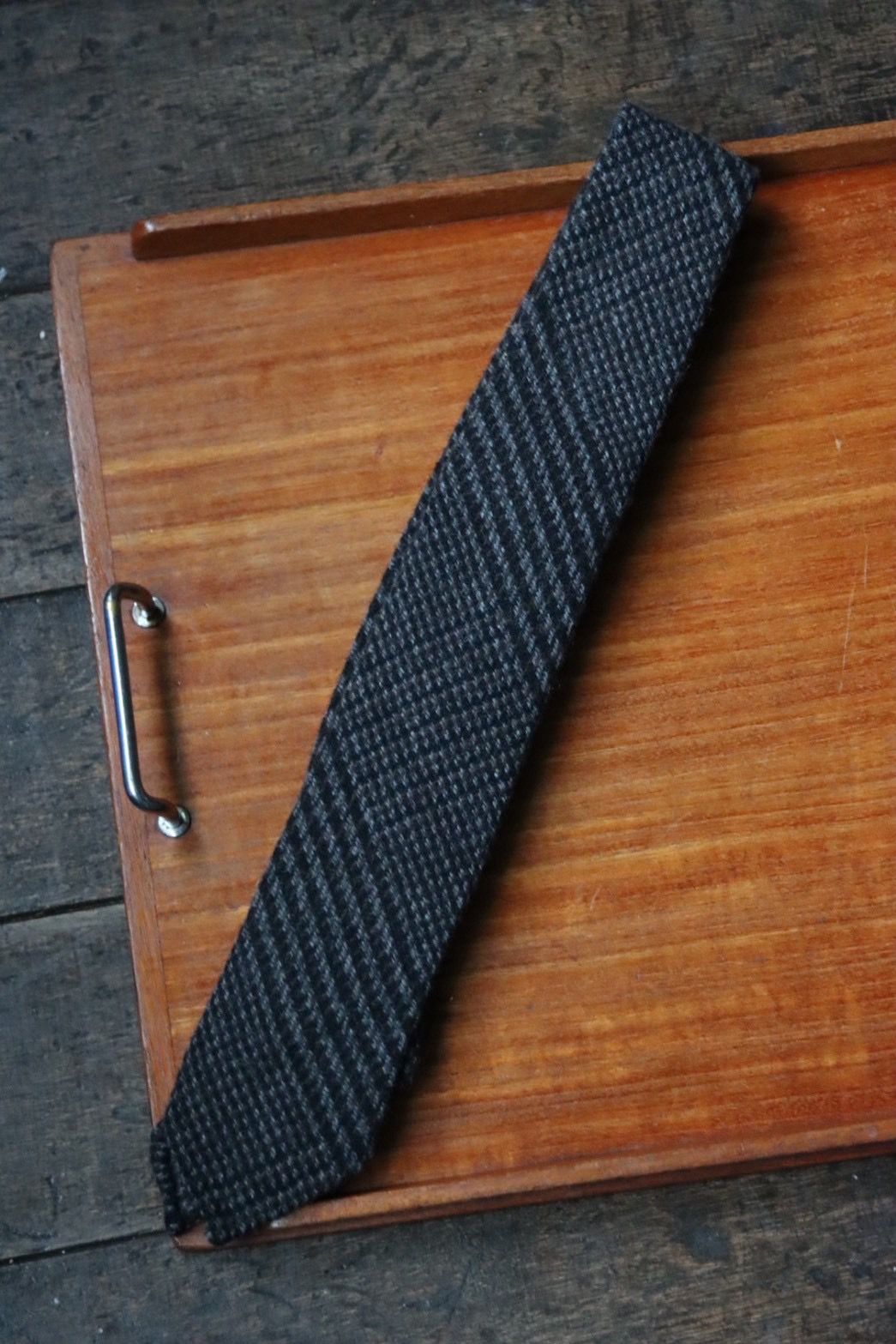 エンダースキーマ 25SA  tweed necktie(xu-c-twn)brown