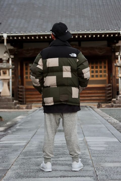 eYe JUNYA WATANABE MAN × THE NORTH FACE WネームNUPTSE JACKETスタイル.2022.11.24.