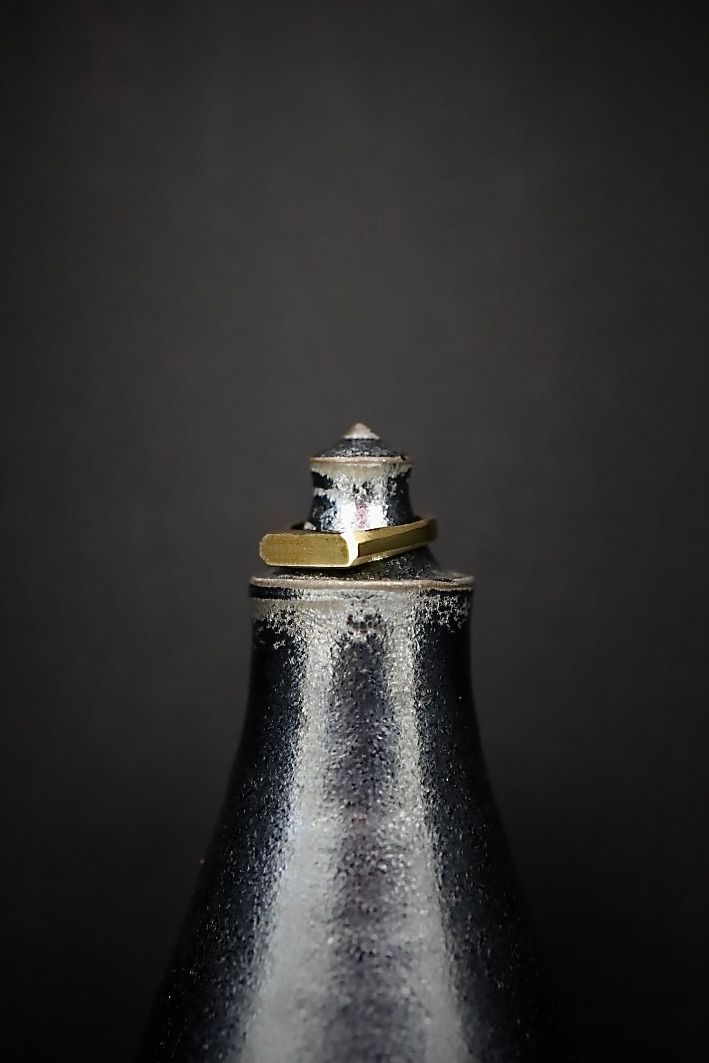 XOLO JEWELRY リング / Signet Ring with Hair Line -Thin-Gold-(XOR120)★新作発売！