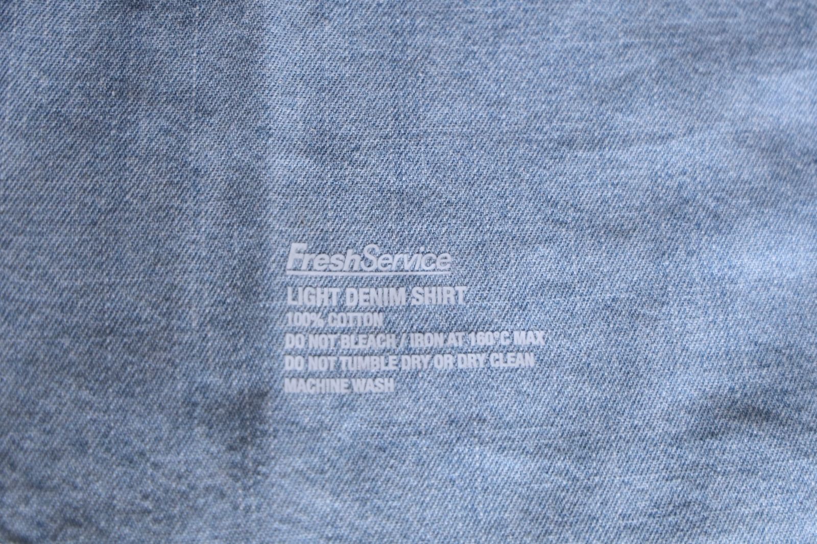 フレッシュサービス LIGHT DENIM S/S SHIRT (FSC252-50046)LIGHT FADE☆6/21(土)発売！