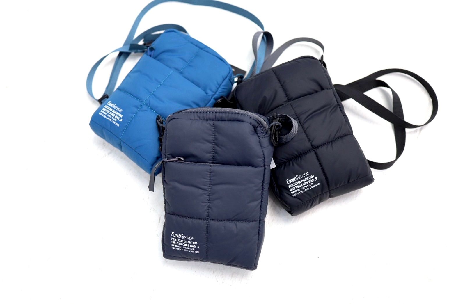 フレッシュサービス 26AW PERTEX® QUANTUM QUILTED CUBE BAG_S(FSP263-90020)D. GRAY☆10月17日(土)新作発売！