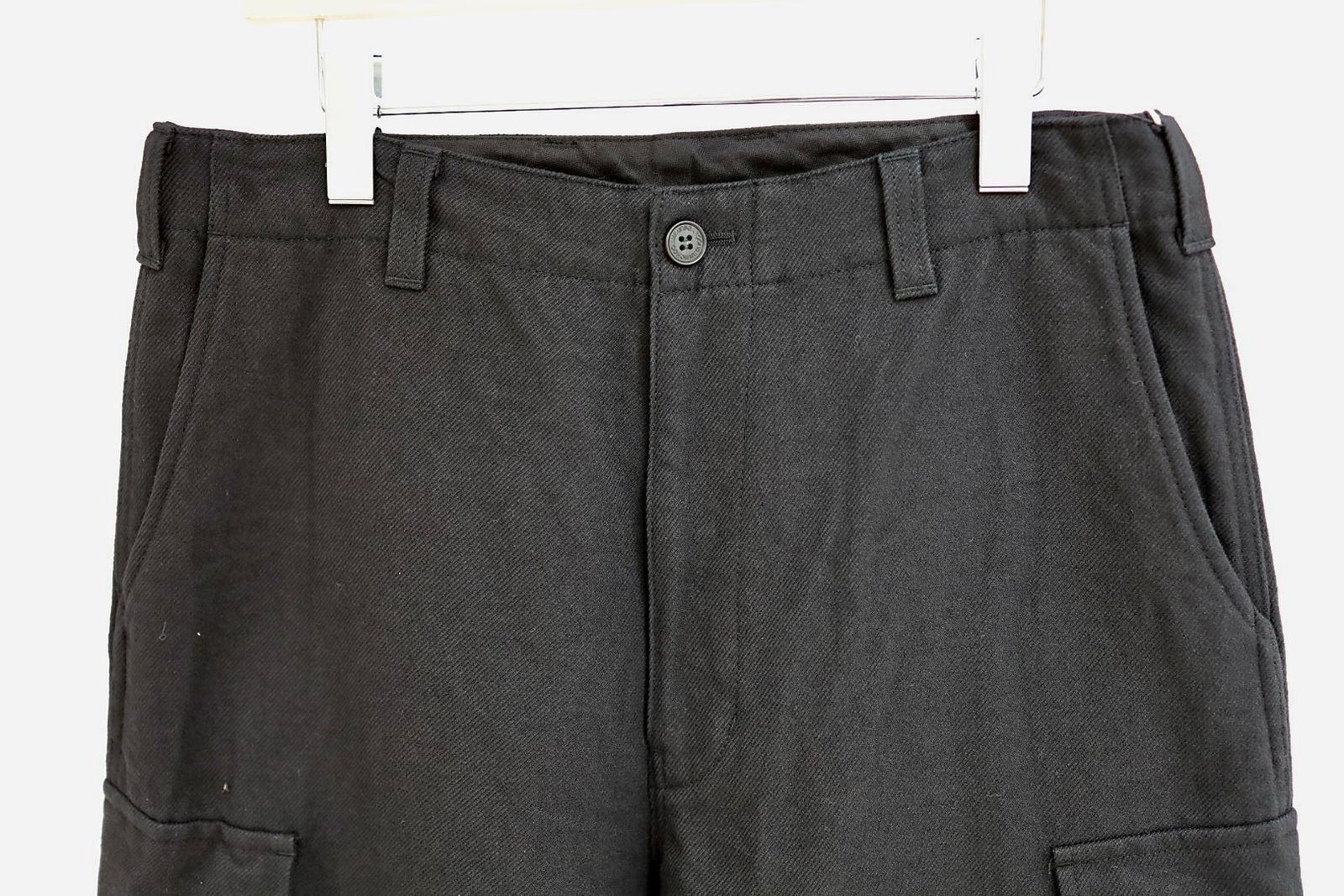 コムデギャルソンオム25FW 綿ウールアーミーサージパンツ(HP-P036-051)BLACK☆11月1日(土)発売！