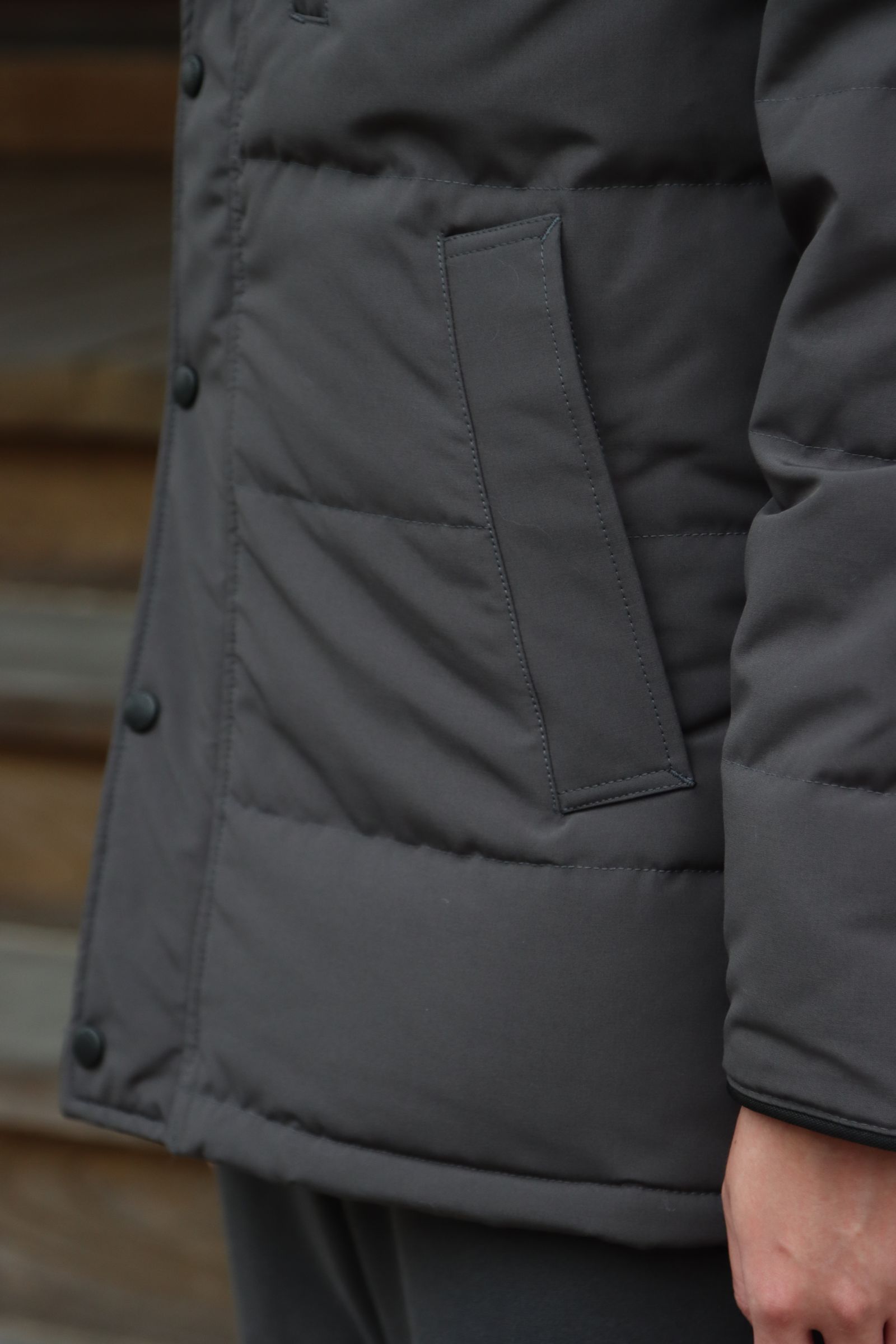 CANADA GOOSE CARSON PARKA FF"DARK GRAY"style.2021.10.17.