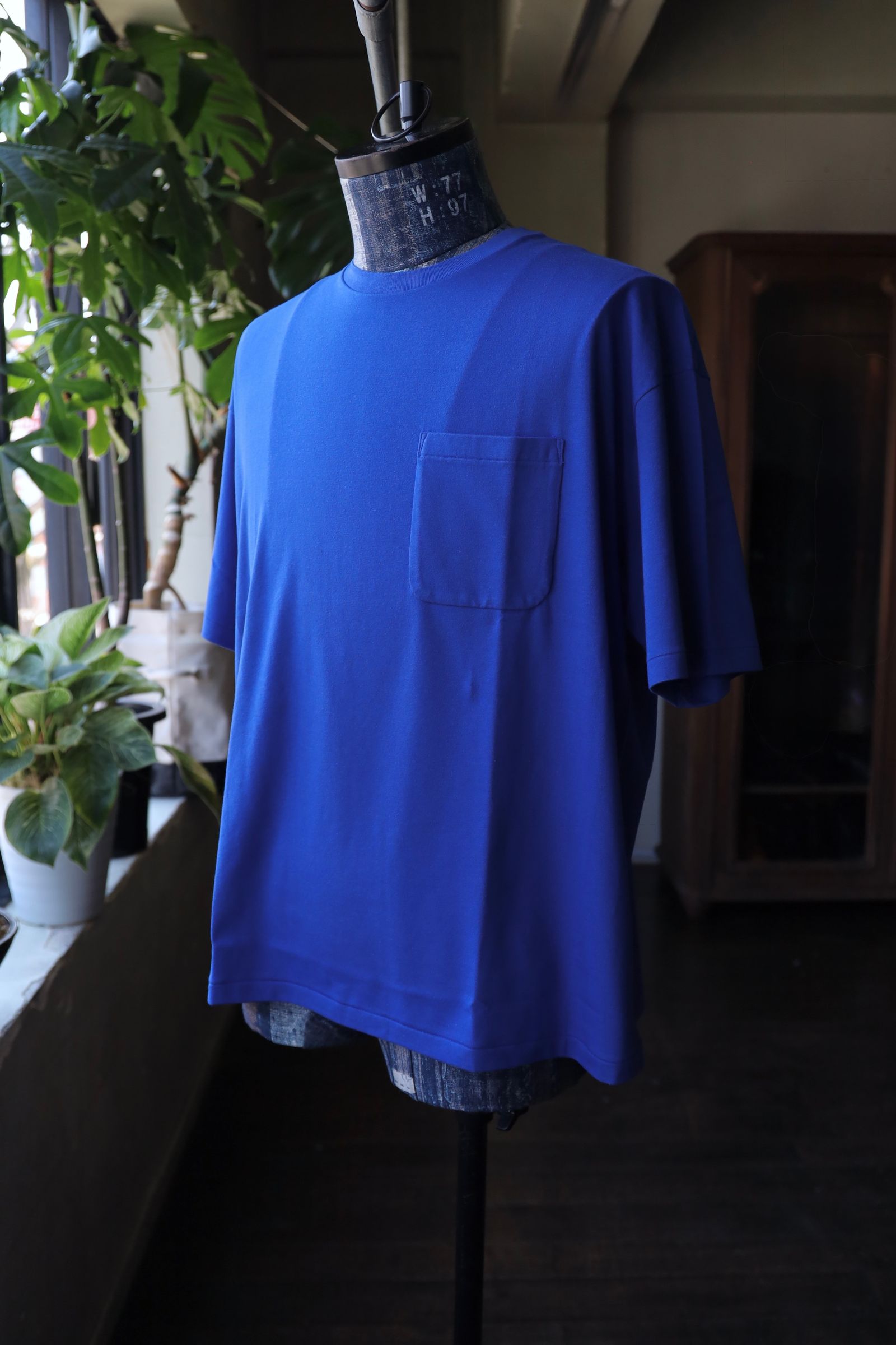 ファウンダ 25SS POCKET T SHIRT(015FD251017)BLUE