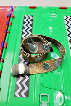 トーキングアバウト ジ アブストラクション 26SS PRINT BELT(26SS-AC-001W)LEATHER 新作発売！