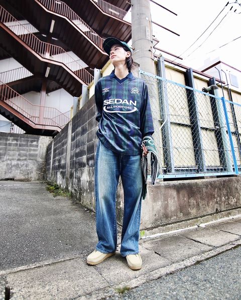 SEDAN ALL-PURPOSE セダンオールパーパス 23AW UMBRO Game Shirtスタイル