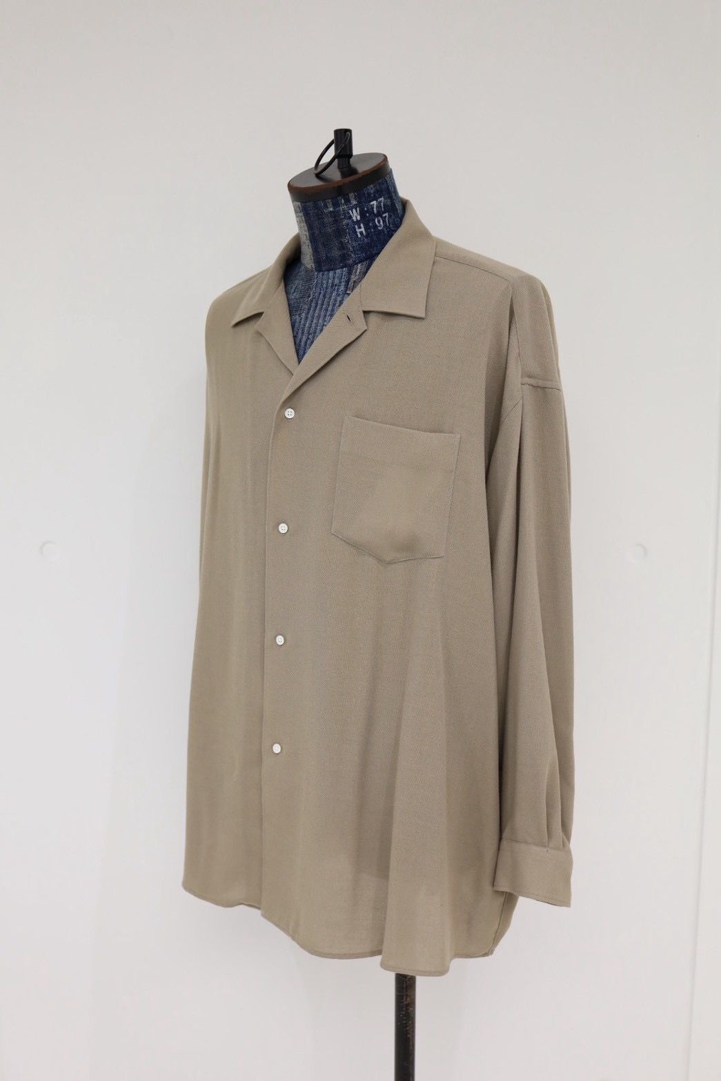 グラフペーパー 26SS Viscose Viyella L/S Sleeping Shirt(GM261-50456)TAUPE☆3月14日(土)発売！