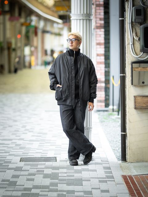 eYe JUNYA WATANABE MAN THE NORTH FACE コラボレーションボンバージャケット MARKスタイル