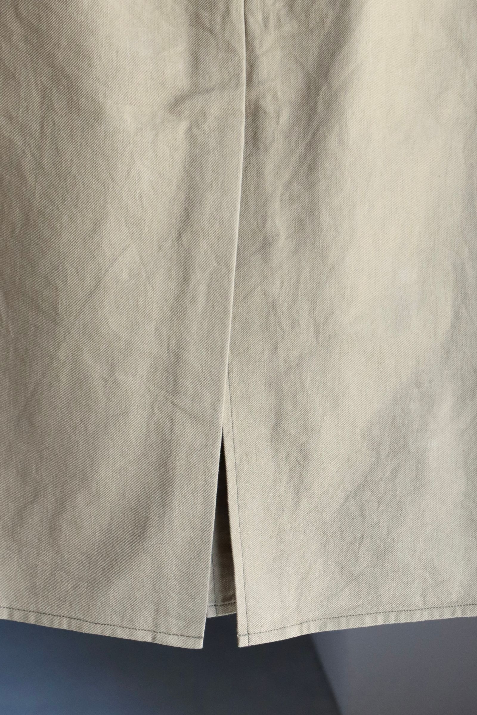 blurhms Women's 25FW Cotton Serge Belted Skirt(BHSW25F7)KhakiBeige