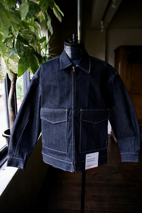 グラフペーパー 25AW Selvage Denim Zip Jacket(GU253-20056RB) INDIGO_RIGID☆8月9日(土)発売！