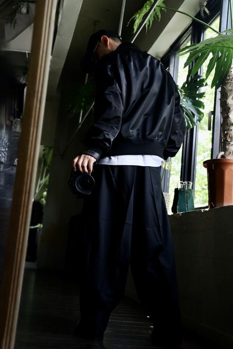 COMME des GARCONS HOMMEナイロンツイルミリタリージャケットスタイル.2024.8.3.