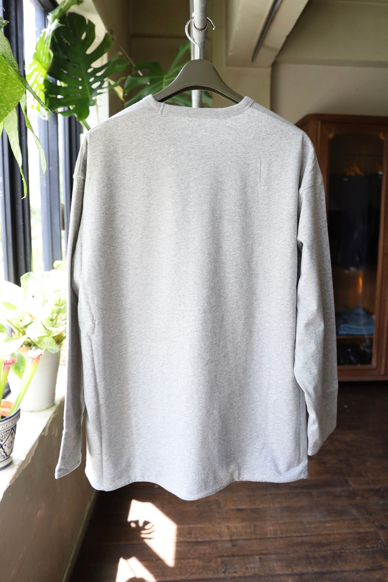 フレッシュサービス REVERSIBLE L/S TEE (FSC252-70041)H.GRAY