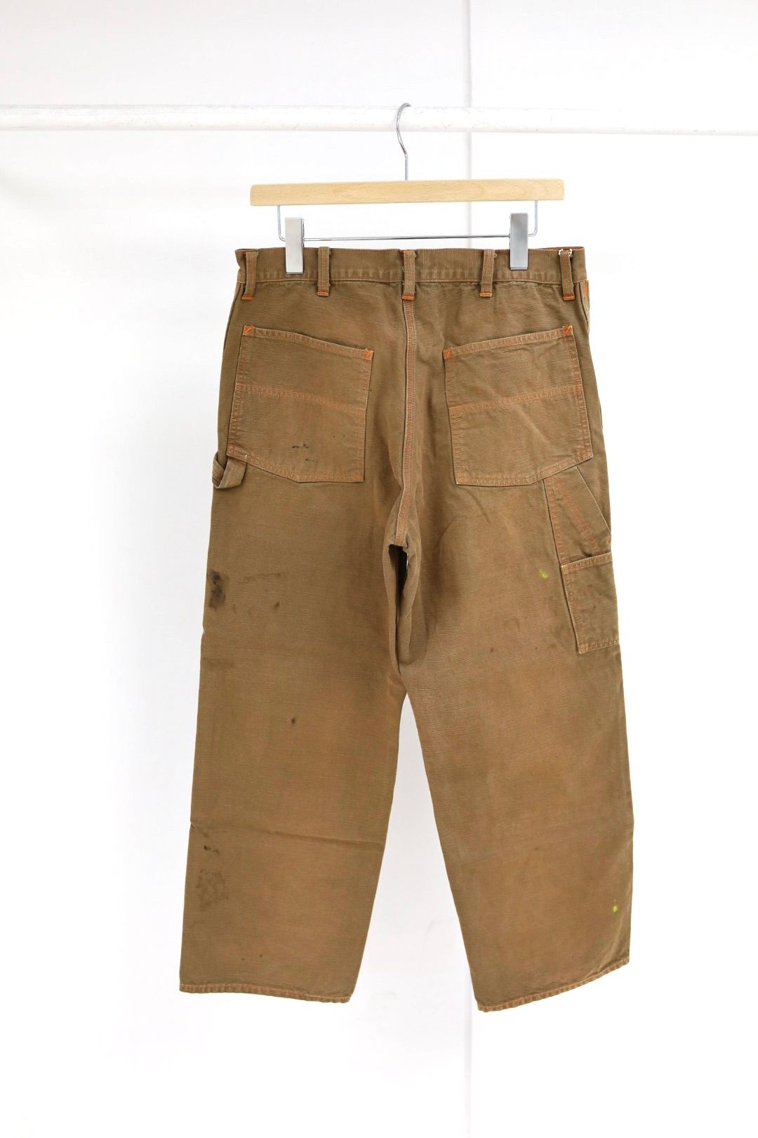 BOW WOW 26SS バウワウ BROWN DUCK DOUBLE KNEE PANTS AGED(BW261-BDDKP)BROWN