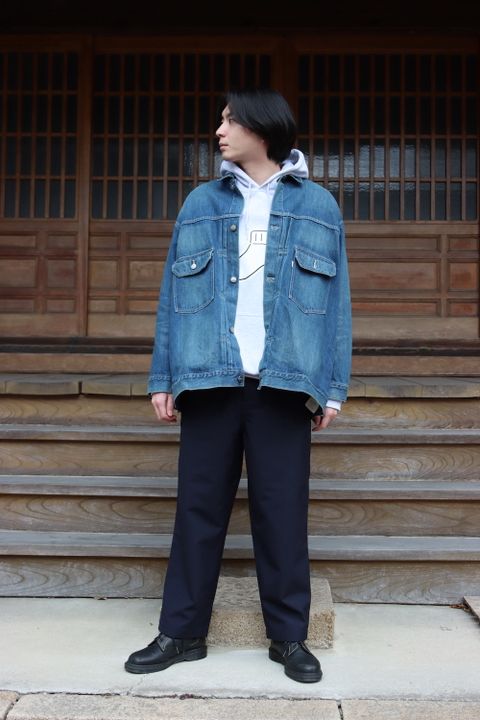 Graphpaper Selvage Denim Jacket(GU221-30025B) style.2022.1.30