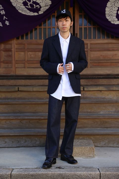 JUNYA WATANABE COMME des GARCONS MANウールカシミヤツイード×綿デニム×綿ウィップコード Style.2020.9.22.