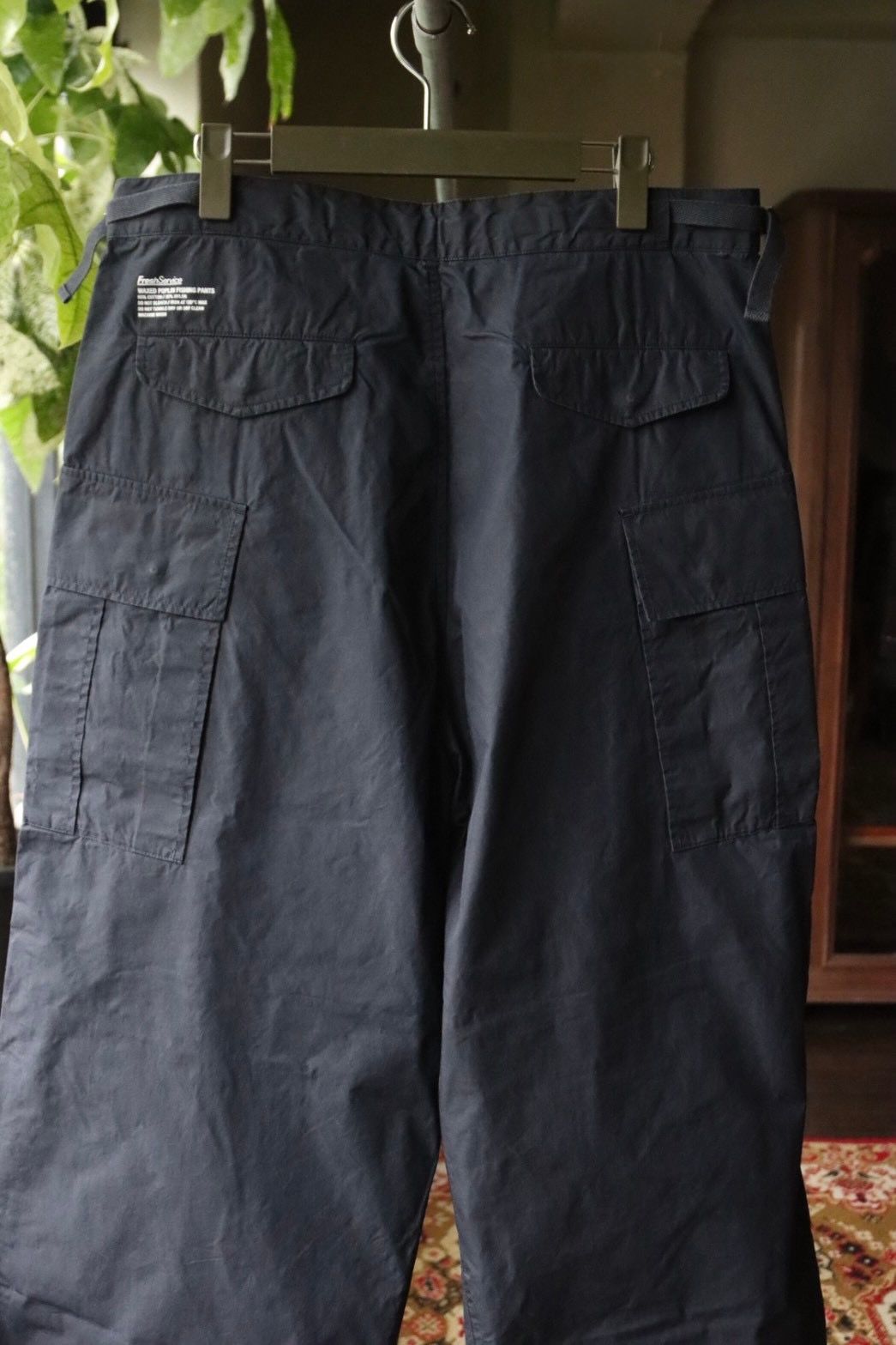 フレッシュサービス WAXED POPLIN FISHING PANTS (FSC253-40118)NAVY