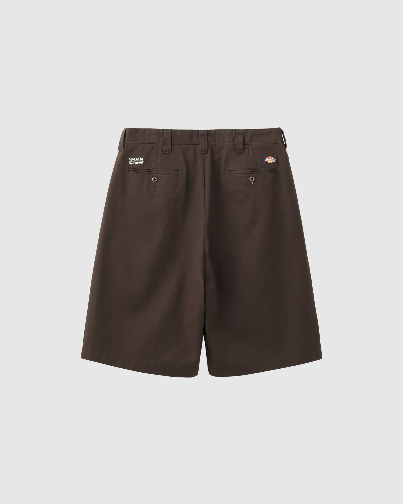 セダンオールパーパス 26SS Dickies / Tuck Wide Shorts(SD26S-PT07)DARK BROWN☆4月18日(土)新作発売！