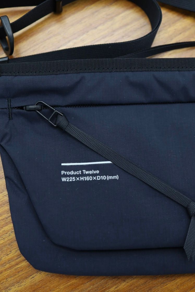 プロダクトトゥエルブ SS26 City Belt Bag(26SS-PAC02)BLACK