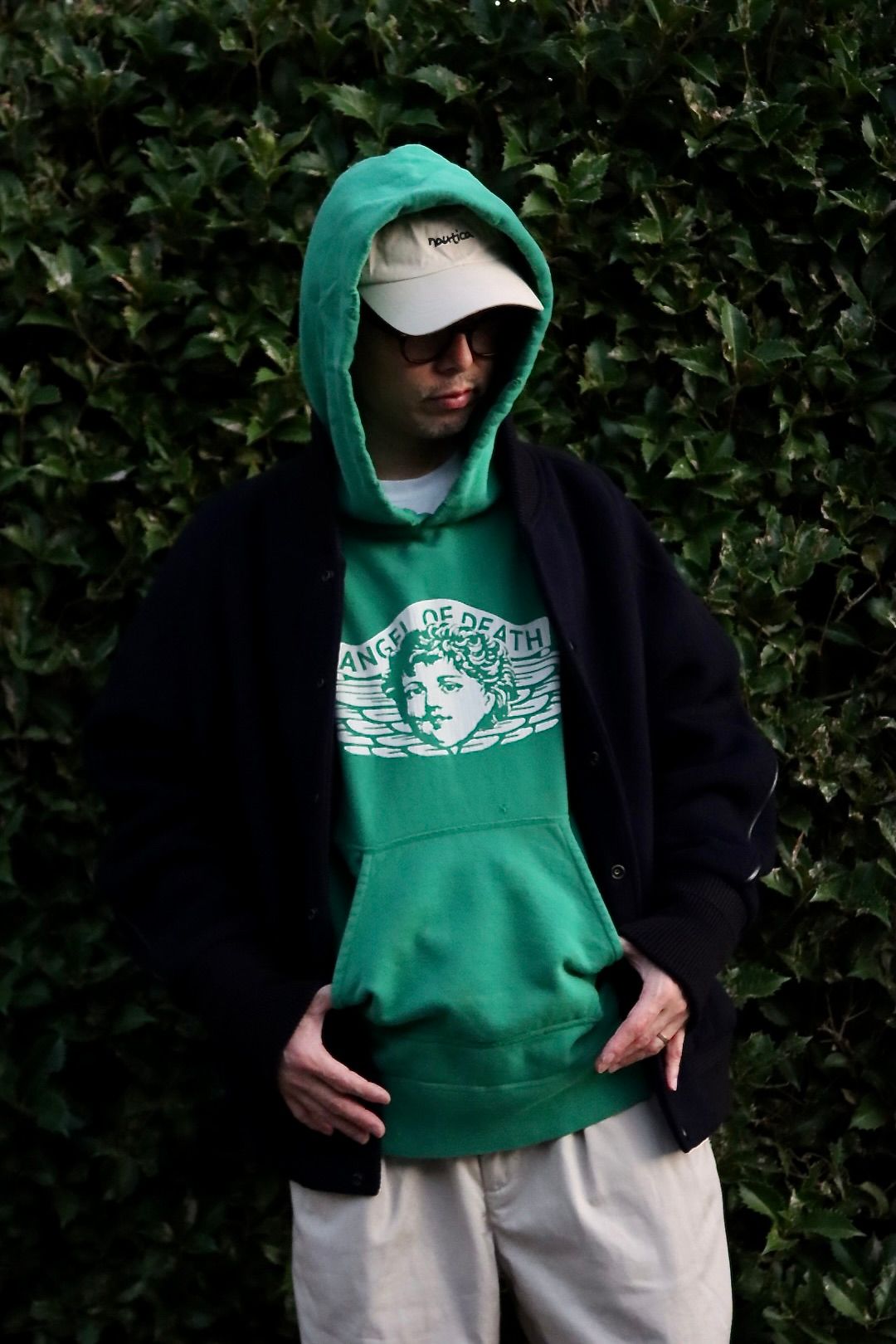©SAINT M×××××× 22AW HOODIE ANGELスタイル.2022.11.25.