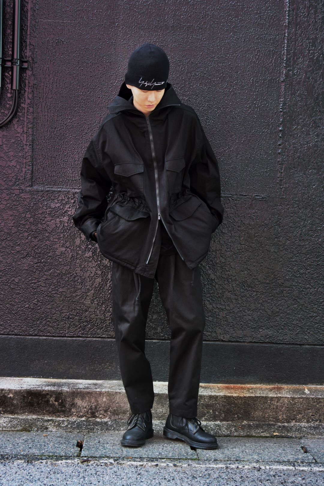 yohji yamamoto 23AW HOODED MILITARY JACKETスタイル | 3703 | mark