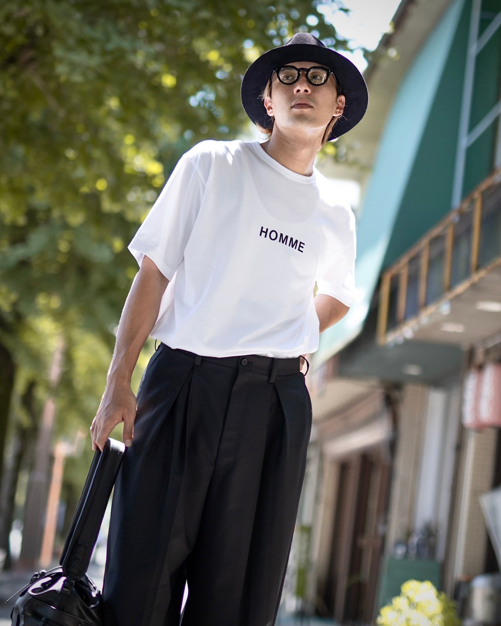 COMME des GARCONS HOMME ロゴプリントT MARKスタイル | 5217 | mark