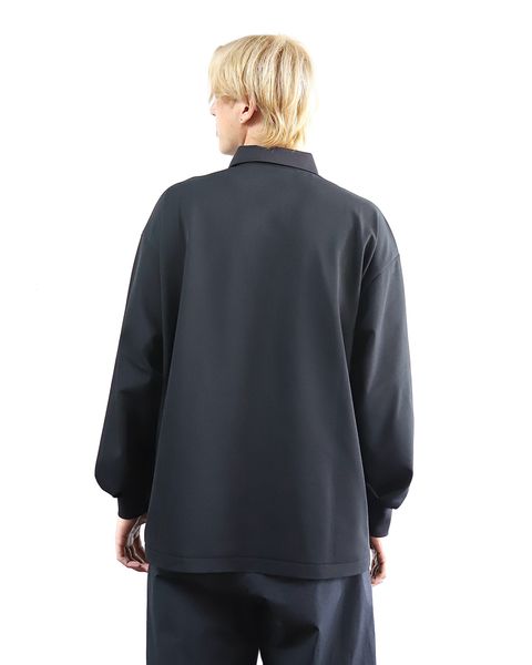 FreshService 24SS 新作DRY PIQUE JERSEY L/S POLO(BLACK) style 2024.3.22