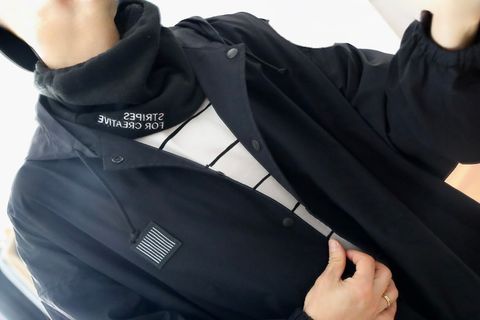 S.F.C 25SS HOODY COACH JACKET"BLACK"スタイル