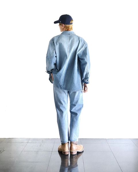 A.PRESSE アプレッセ Washed Denim Pantsスタイル