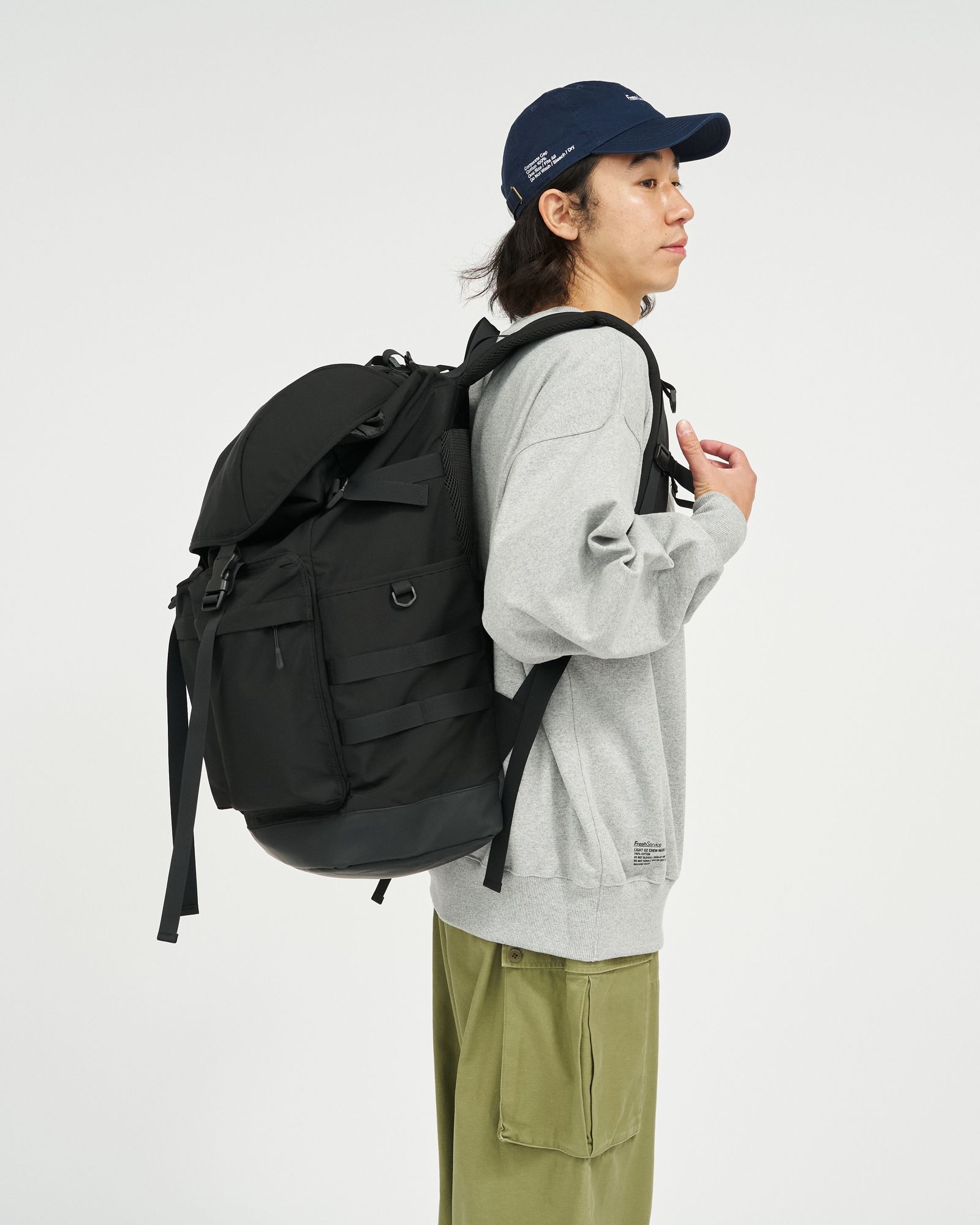 フレッシュサービス EXPEDITION BACKPACK(FSP253-90066)BLACK