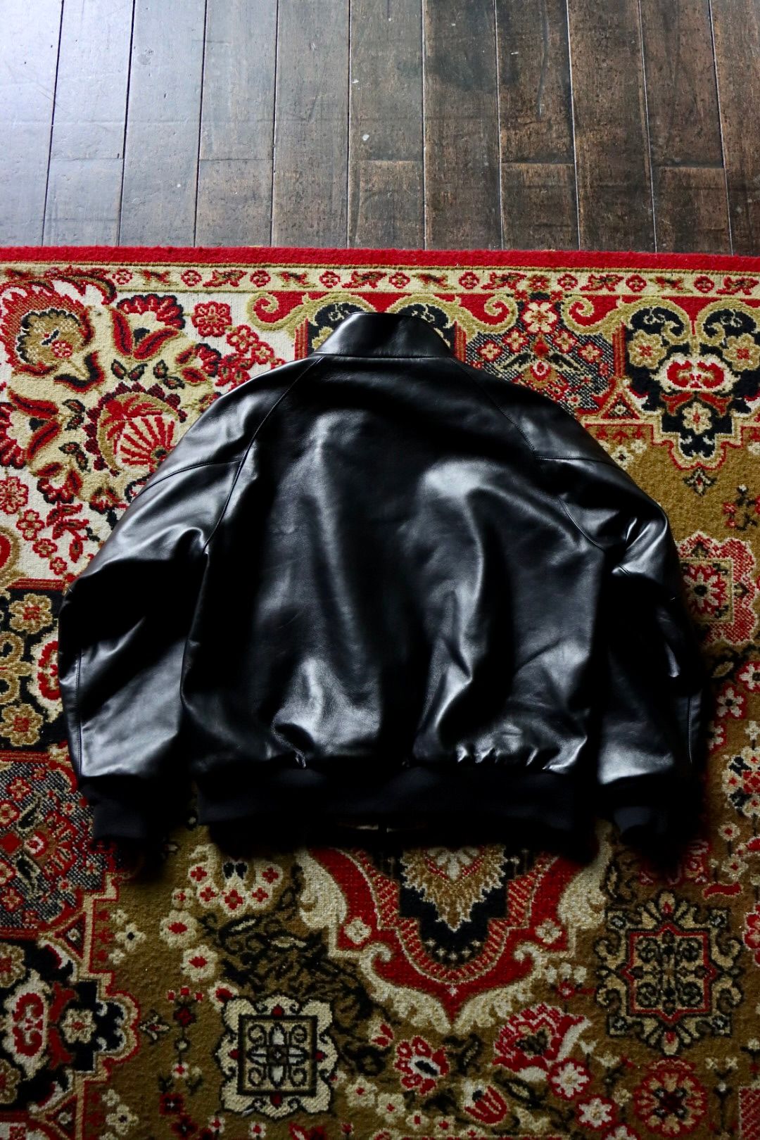 アプレッセ23AW Leather Harrington Jacket(23AAP-01-03H)BLACK☆9月16日(土)発売