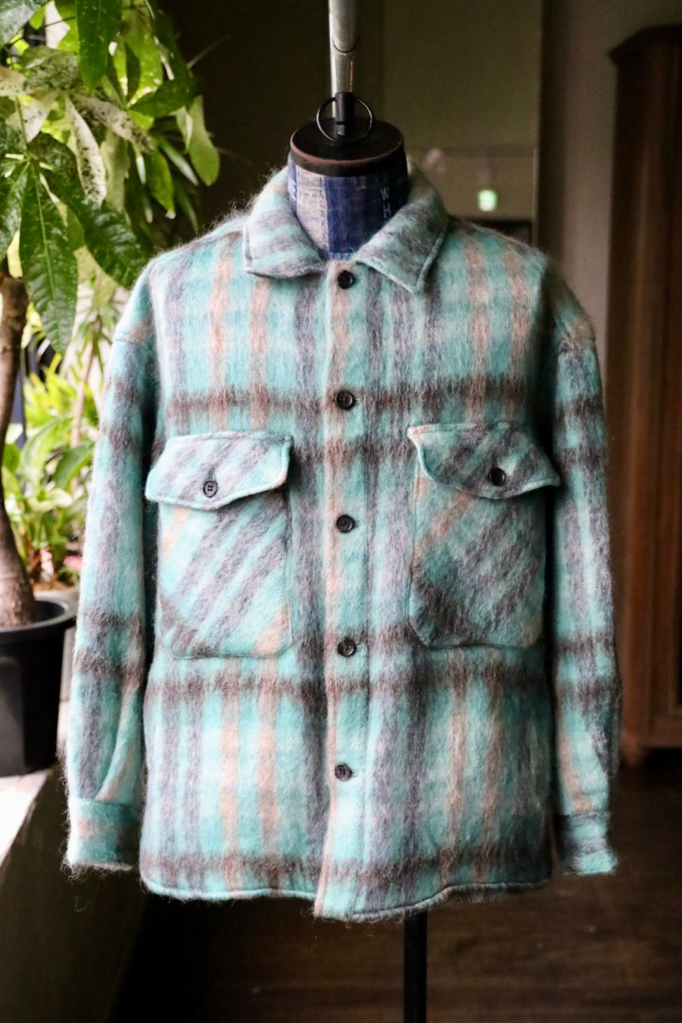 イズネス 25AW CPO SHIRT JACKET (25AW_29_1003AWSH01SW)GREEN×BLACK☆新作発売！