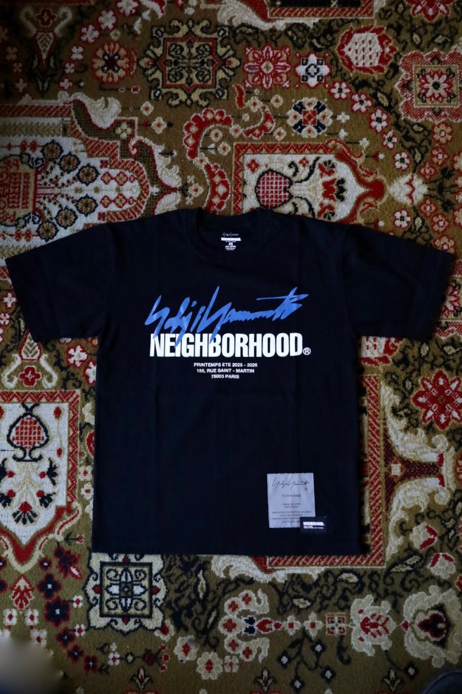 Yohji Yamamoto × NEIGHBORHOOD TEE SS-2(HK-T97-997)BLACK★12月6日(土)発売！