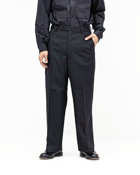 コムデギャルソンオム26SS ウールポプリンシンチバックパンツ(HQ-P004-051)BLACK☆2月6日(金)発売！