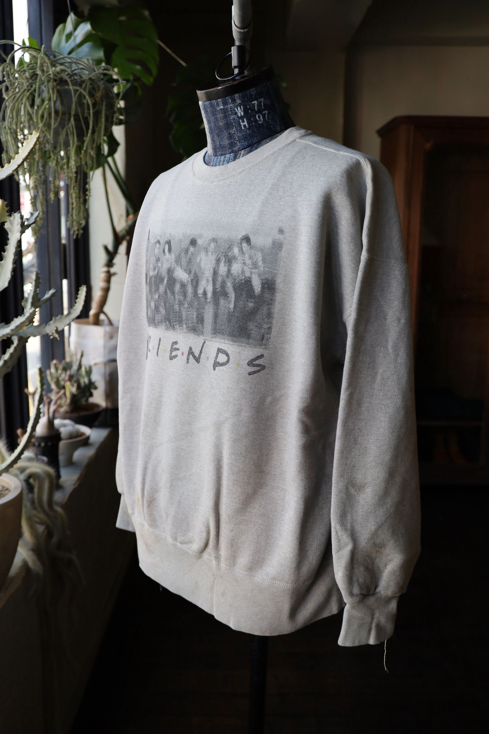 セントマイケル25SS FRIENDSコラボ FRD_CREW N SWEAT(SM-HR8-0000-C58)GRAY