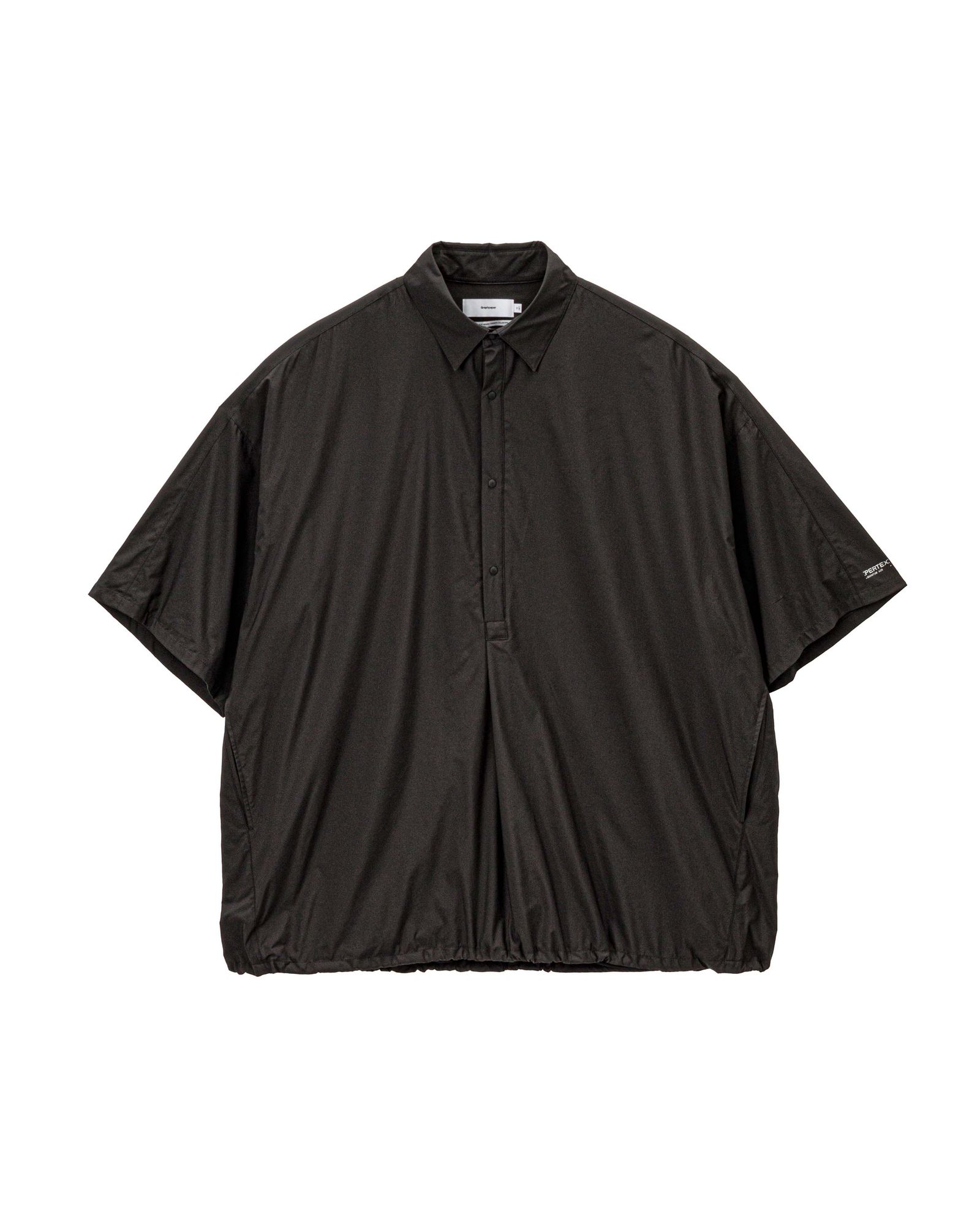 グラフペーパー 26SS PERTEX QUANTUM AIR S/S Pullover Shirt(GM261-50303)CHARCOAL☆3月28日(土)発売！