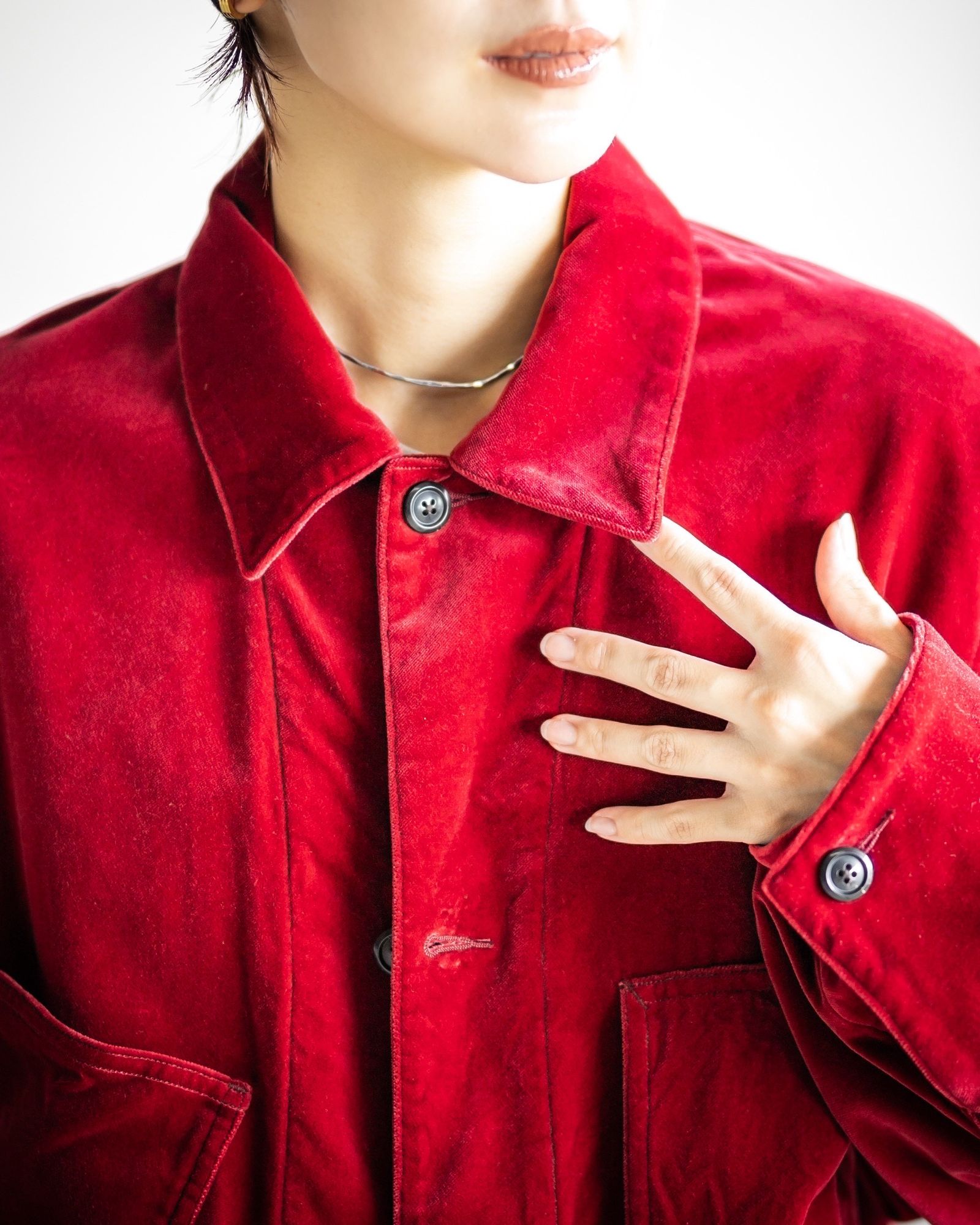 blurhms  Velvet Work Jacket STYLE.2025.09.17