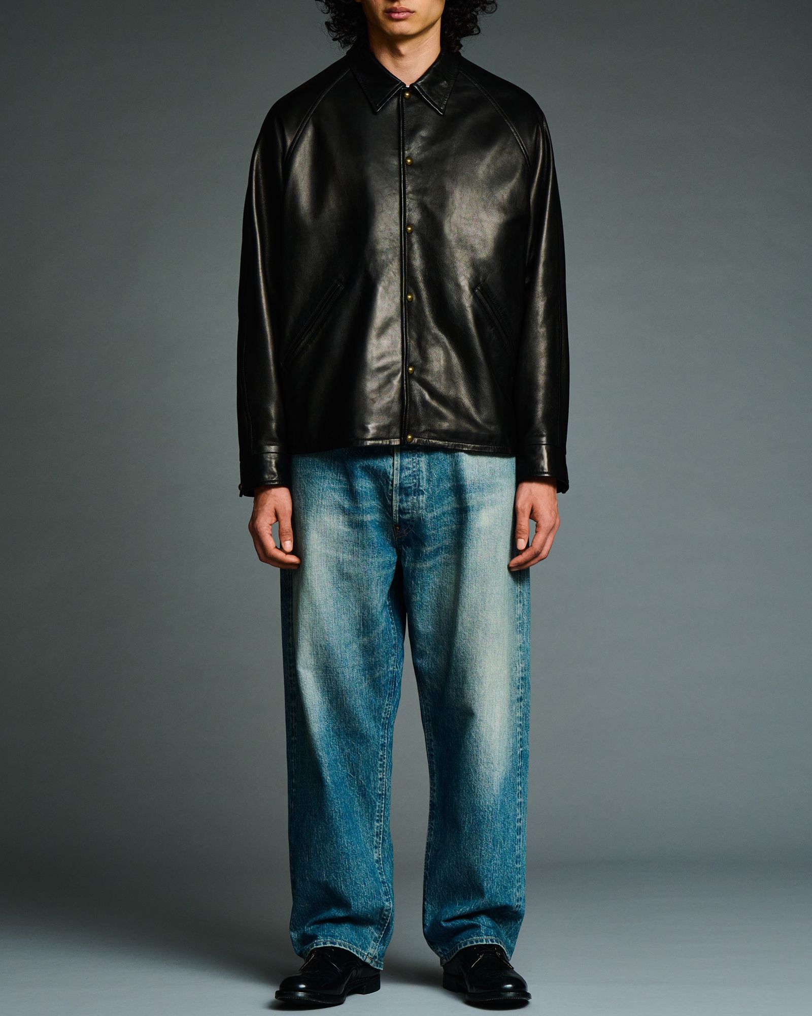 アプレッセ 2026 STYLE2 Leather Coach Jacket(26AAP-01-01)BLACK☆9月5日(土)発売！