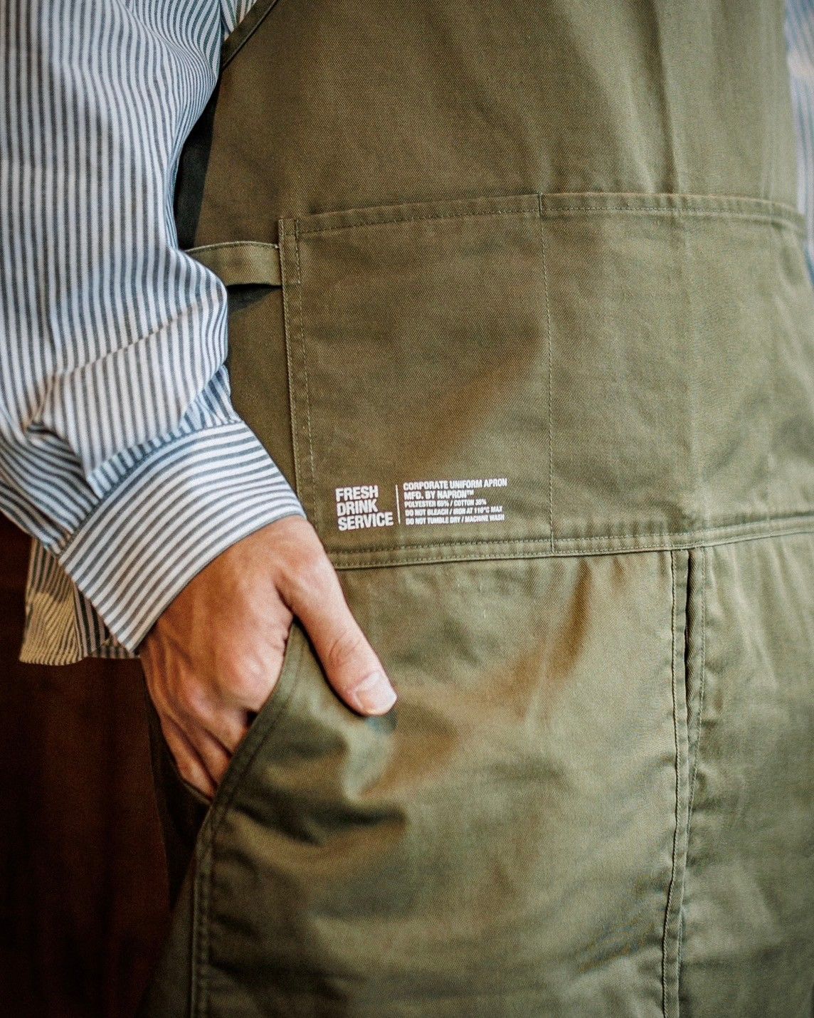 フレッシュサービス  FDS_CORPORATE UNIFORM APRON(FDS252-99087)KAHKI