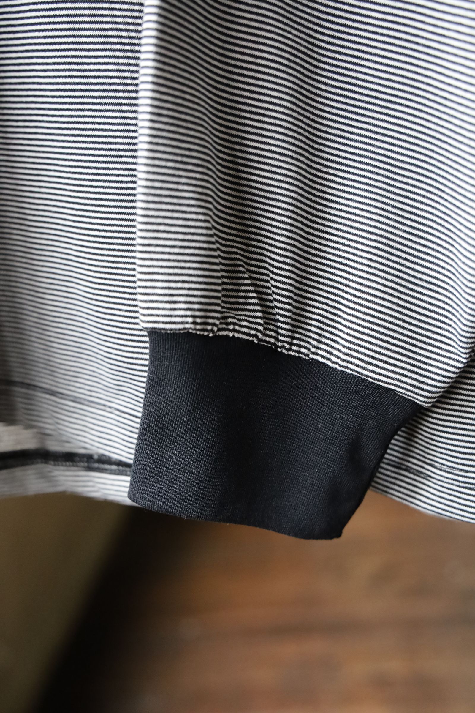 フレッシュサービス MICRO BORDER L/S TEE (FSC251-70114)WHITE×BLACK☆3月15日(土)発売！