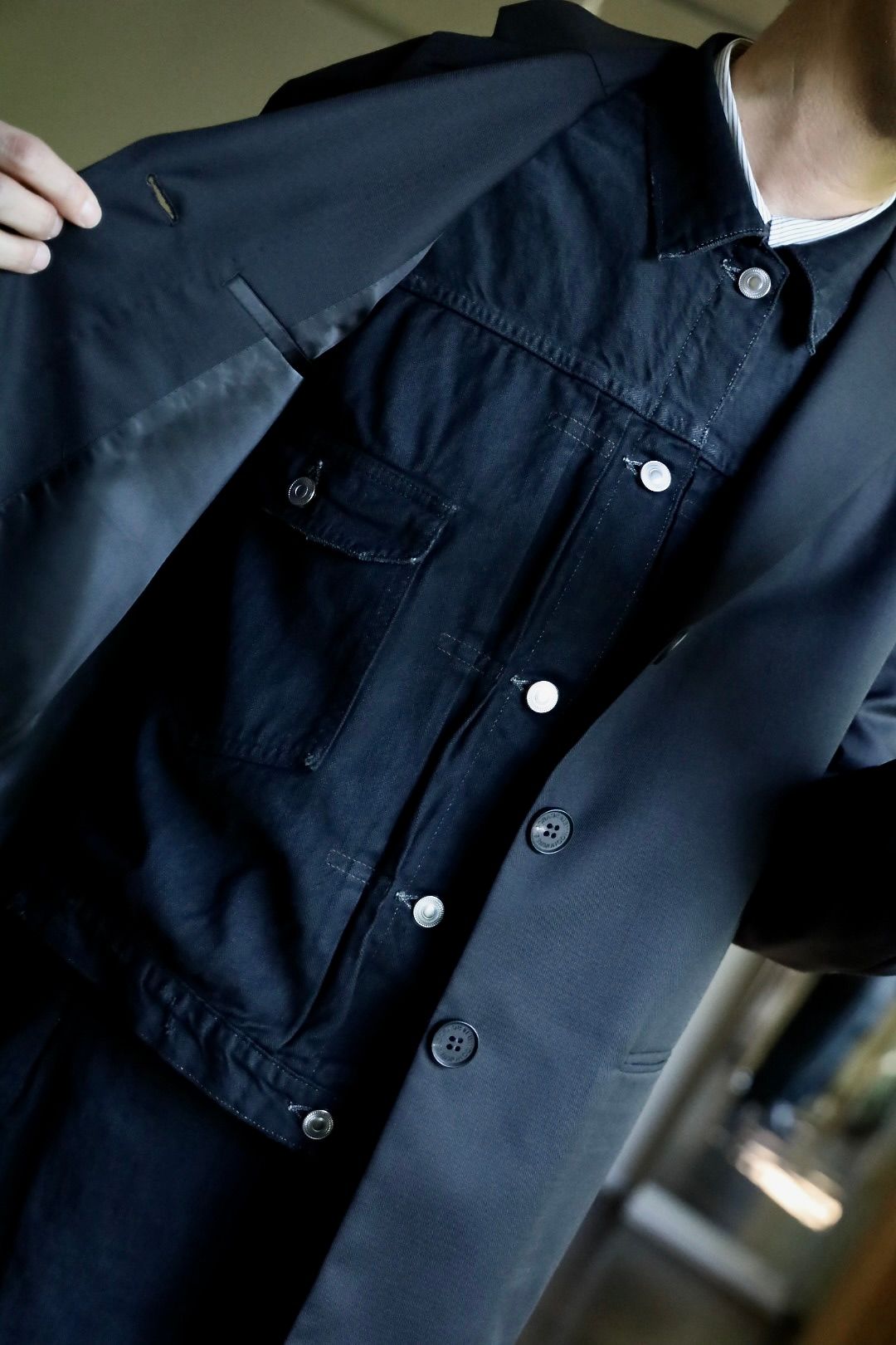 A.PRESSE 1st Type Denim Jacketスタイル.2024.8.10.