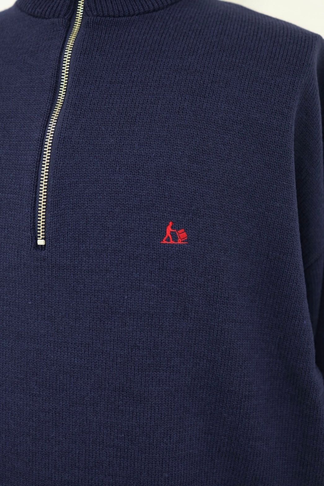 フレッシュサービス 26AW THERMAL JERSEY HARF ZIP KNIT(FSC263-80009)NAVY☆10月17日(土)新作発売！