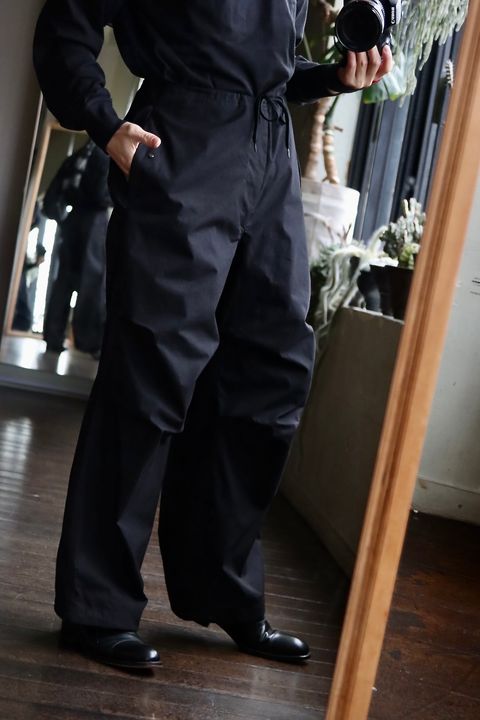 blurhms ROOTSTOCK C/N Oxford Snow Pants"BLACK"スタイル