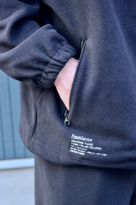 FreshService FIREPROOF FLEECE STAND COLLAR PULLOVERスタイル