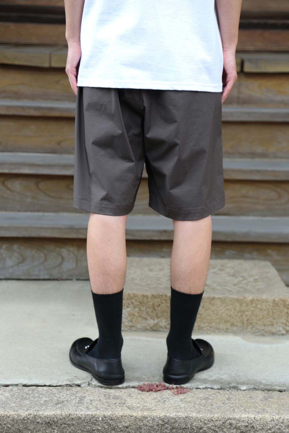 Graphpaper】Wooly Wide Tuck Chef Shorts