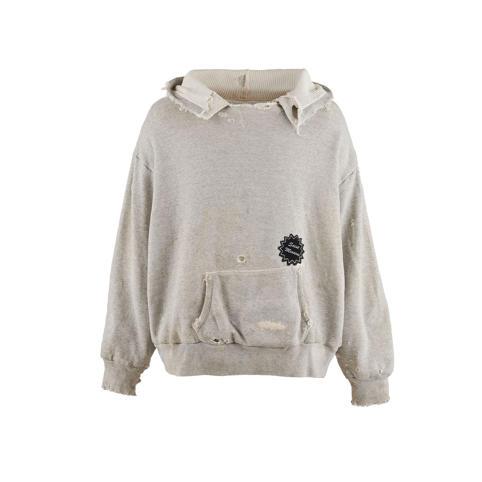 SAINT M×××××× - セントマイケル 24SS DAMAGE HOODIE (SM-YS8-0000-039 