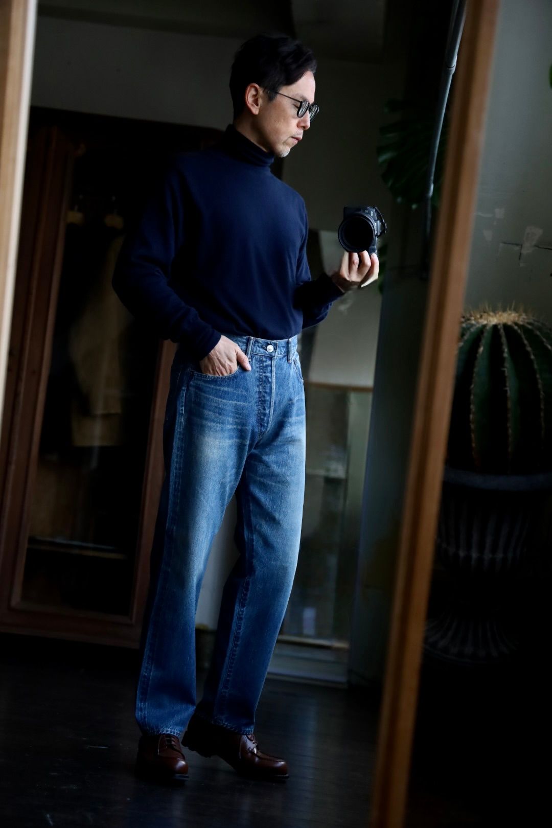 アプレッセ Washed Denim Pants E(AP-4004)BLEACH☆1月11日(土)発売！