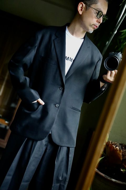 COMME des GARCONS HOMME ウールサージ2Bジャケットスタイル2024.8.15.