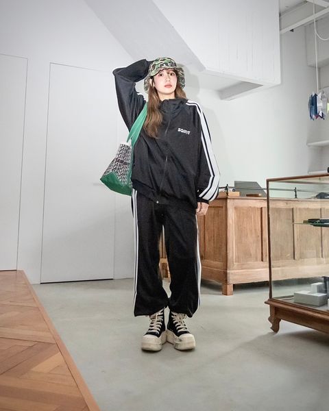 セントマイケル 新作TRACK JACKET&TRACK PANTS style.2024.8.30