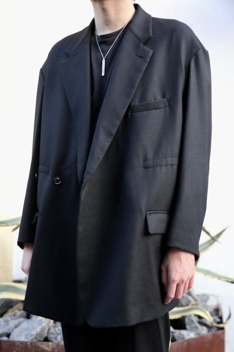 YOKE新作WOOL FLANNEL 11XL JACKET COATスタイル.2020.10.2.